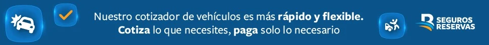Banner - Cotizador de vehiculo - Seguros Reservas 970x90